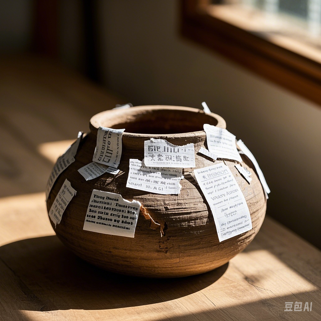 残帖装饰文人陶